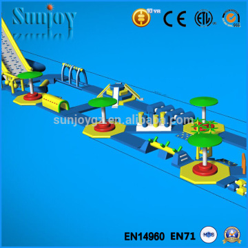 Factory prices inflatable water sports equipment, floating inflatable aqua park games, adult giant inflatable water park