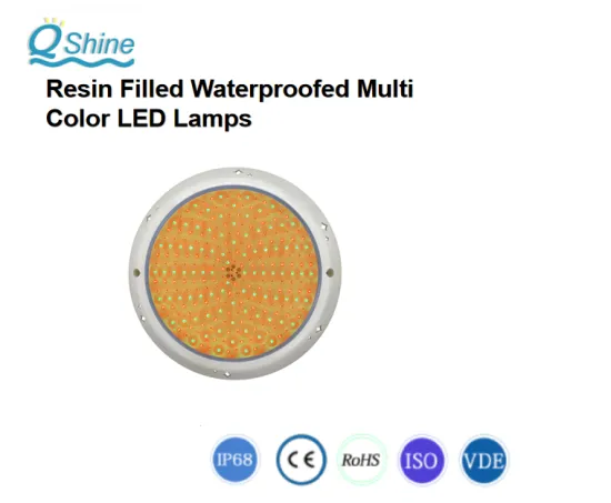 Resin Filled 100% waterproof IP68 led pool lights