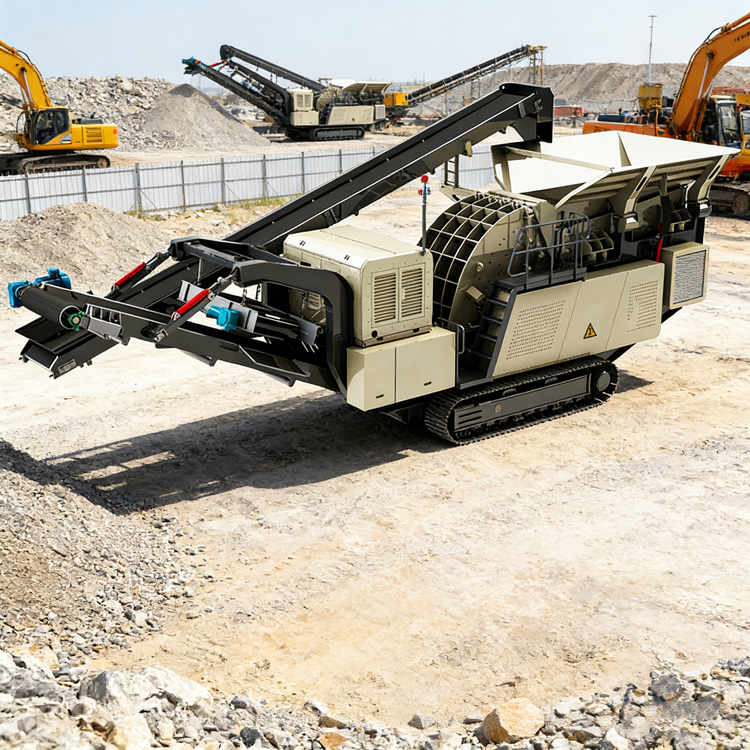 Efficient Tracked Crusher