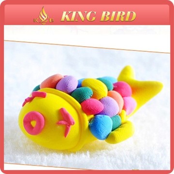 DIY plasticine light clay models for kids competition