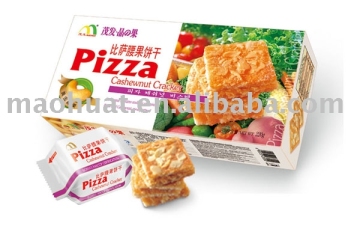 Pizza cashew nut cracker