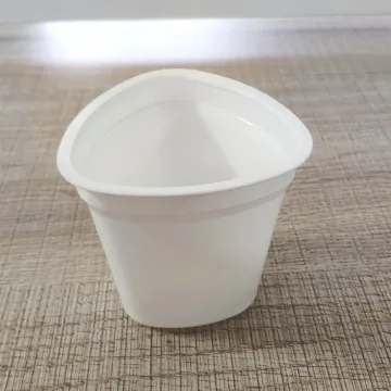 Polypropylene disposable thin yogurt cup white