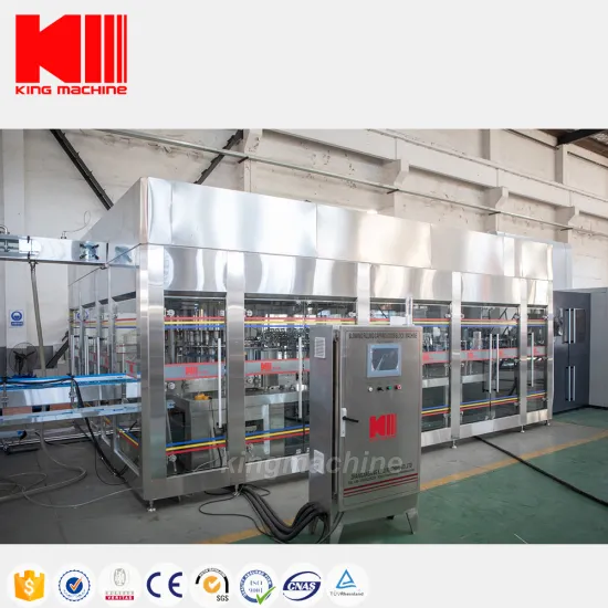Automatic Pure Water Bottle Production Line: Blowing, Rinsing, Filling, Capping, Labeling, Packaging Machine