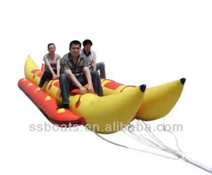 Sunshine double tube inflatable banana boat water entertai