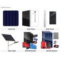 Sistem Suria Hibrid 5000W Kecekapan Tinggi Solar Kanada