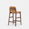 Wooden high Capo Breakfast Bar Stool