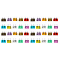 120pcs Fuses Mini Blades Fuse Assortment Kit Assorted Blades Fuses for Car