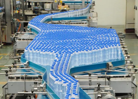 Glass / Pet Bottle Conveyor System For Water Juice Bottle 6000 Bph - 48,000 Bph China