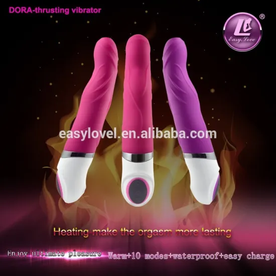 DORA warm powerful thrusting vagina vibrators female vagina massger orgsm sex toy