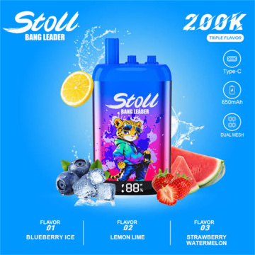 Bang leader stoll 200k puffs ατμού μιας χρήσης χονδρικής
