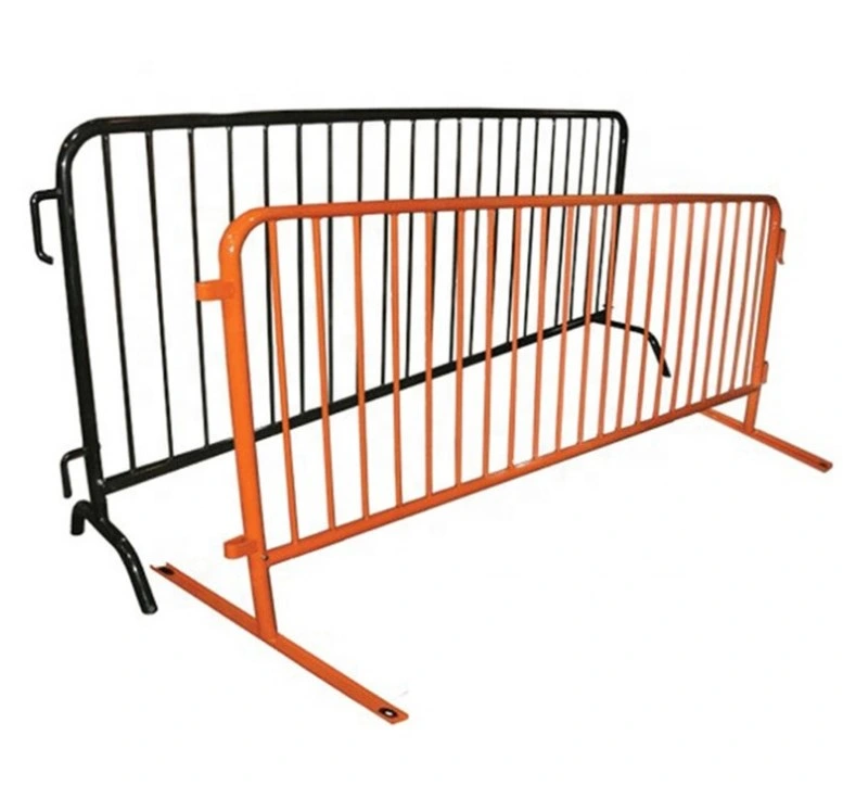 Hot Dipped Galvanized Temporary Barricade Fence Metal Crowd Control Barrier for Sale