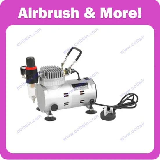Portable Airbrush Compressor 1/6HP with 1.9m electric cable