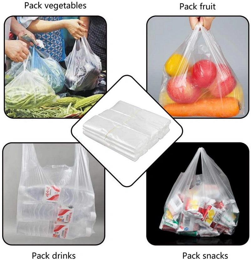 Household Roll Colored Grocery Market Polybag Package Small Plastic Bags
