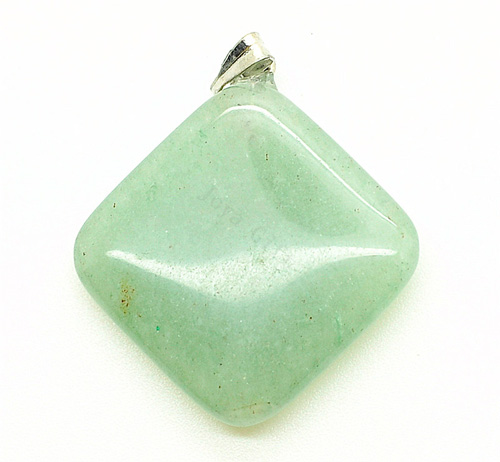 Pendentif Aventurine verte en forme de losange