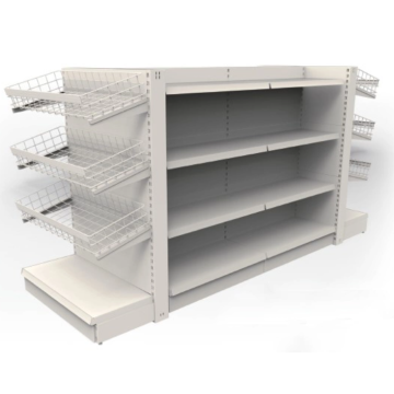 Multi-layer metal display rack