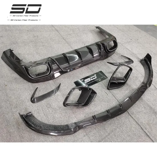 SD Carbon Rear Bumper Lip for Mercedes GT63 Body Kit