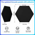 Eco-friendly Hexagon Polyester Acoustic Wall Pin Board