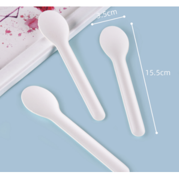 Disposable biodegradable paper pulp knife fork and spoon