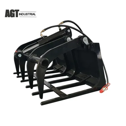 Mini Multi-Functional Skid Steer Loader Wood Grabber - New Forestry Machinery