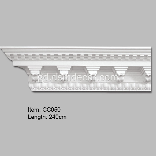 Mouldings Crùn Fiaclaireachd sgeadachail Polyurethane