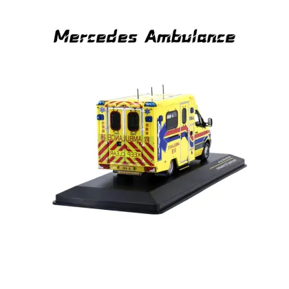 Autoart 1/43 Scale Diecast Simulation Ambulance Toy Car Model with Opening Doors