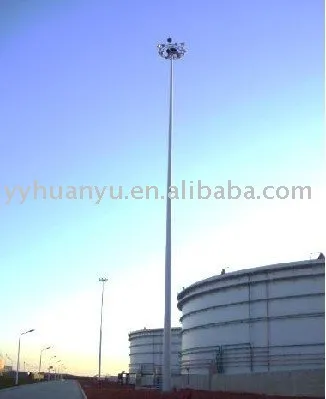 middle mast road lighting poles