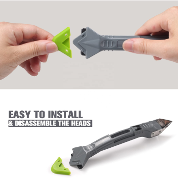 2021 Factory Wholesale 5-in-1 Caulking Tool Kit for Silicone Removal
