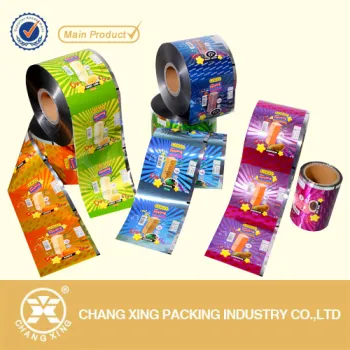 Food grade flexible packaging plastic ice cream wrapper/ plastic popsicle packaging roll film