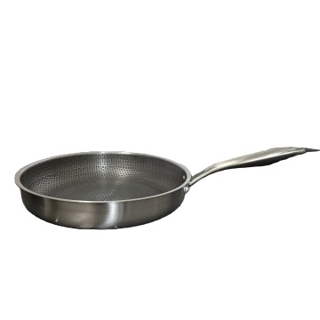 Honeycomb Coated Nonstick 410 Stainless Steel 28cm Wok Pan