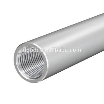Stainless steel tube internal threaded and metal threaded tube end caps