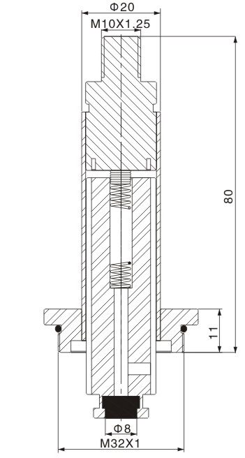 Dimension of BAPC220059002 Armature Assembly: