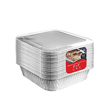 9x9 aluminium pan met deksel