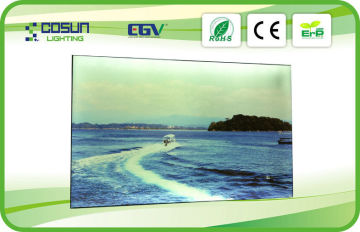 Bv Sgs Illuminated Fabric Frameless Light Box For Advertising , 83mm Single Side