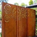 European Style Corten Steel Garden Screen