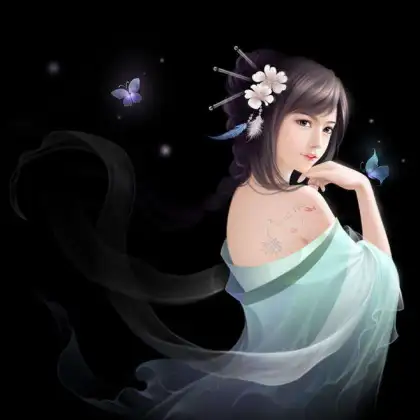 Hand Embroidered Classical Belle