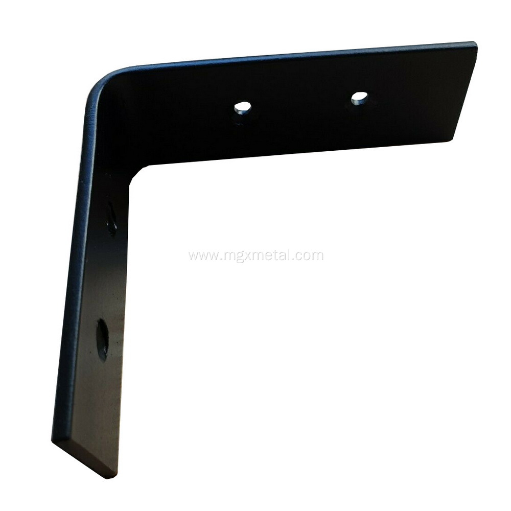 Powder Coated Mild Steel Flat Bar Shelf Brackets