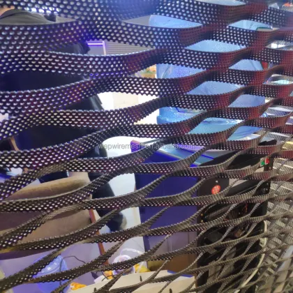 Akzonobel PVDF Expanded Metal Mesh for Wall Cladding and Ventilated Facades (5.5mm/6.0mm)
