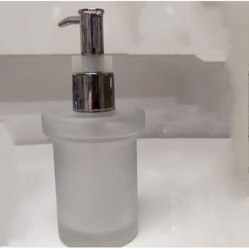 Dispenser di sapone per bottiglia di vetro manuale per bagno