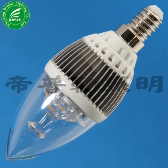 Candle LED 6W C37 F37 to replace 25W 40W 60W incandescent bulbs