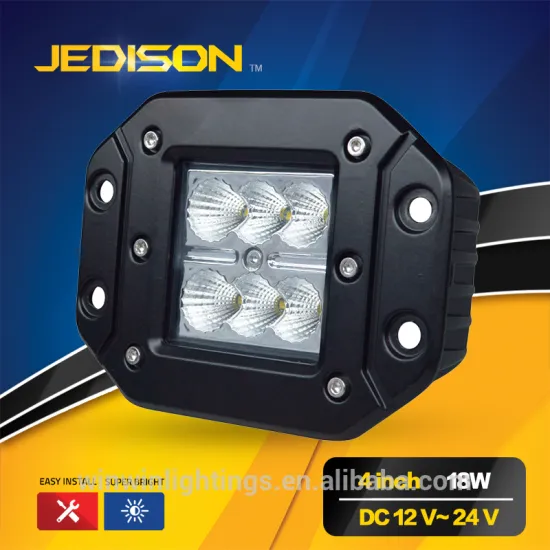 12V 24V 4Inch 18W 1100Lumen LED Work Light Spotlight driving light