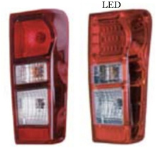 Automobile parts Isuzu D-MAX 2012 LED crystal rear tail lamp light RH 8961254023 LH 8981254033