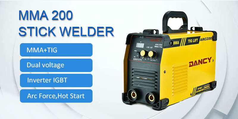 mma tig 200 inverter welder