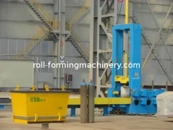 200 - 1800 Height H Beam Welding Line Assembling Machine Hg - 1500