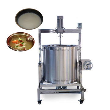 Molho de aquecimento automático de gás comercial Sopa de sopa quente Máquina de cozimento de cozinha mexendo