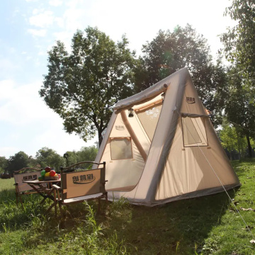 Upgradeable Inflatable Oxford Camping Tent with Pump