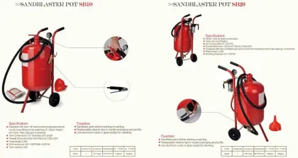 5 Gallon Sandblaster Systems & Equipment