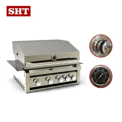 Luxury Modular Griddles BBQ Accessories Gas Commercial Infrared Burner Kebab BBQ Grills