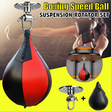 Pear-Shaped Speed Ball Decompression Vent Boxing Speed Ball Gym Swivel Punch Punching Exercise Speed Ball Suspension Rotator Set