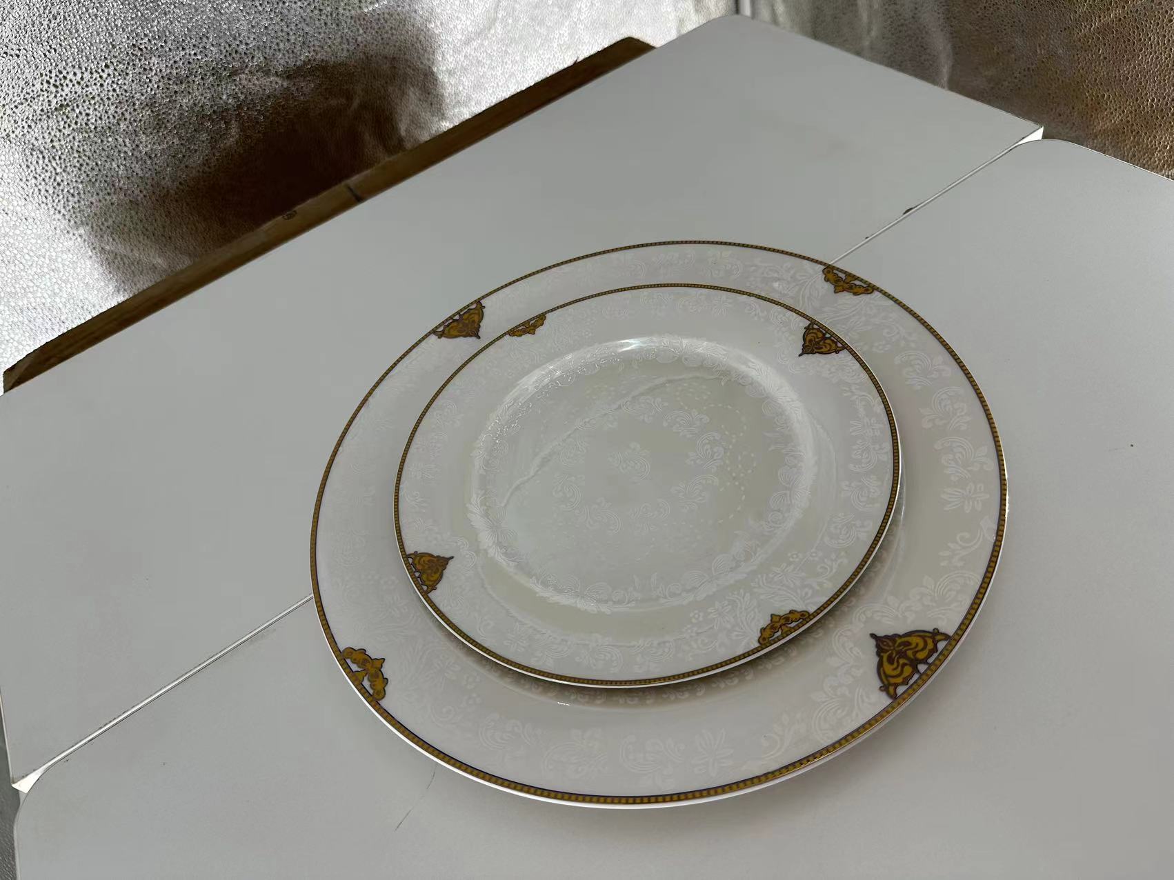 ceramic plate/ ceramic pizza plate/ plate ceramic