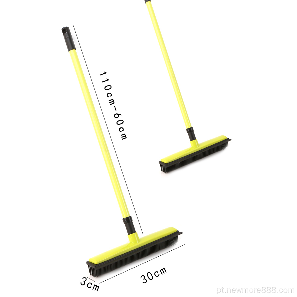 Squeegee e telescópio Handle Rubber Broom